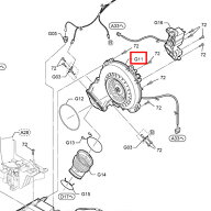 【在庫あり】パナソニック Panasonic 洗濯乾燥機 ファンケースユニット AXW0851A4200