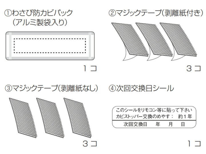 楽天市場】パナソニック Panasonic エアコン用わさび防カビパック CZ 
