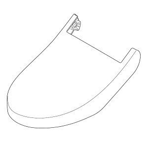 TOTO ウォシュレット トイレ 便ふた組品 エロンゲート(ホワイト) TCM6900#NW1