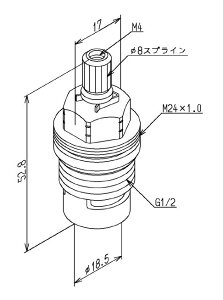 TOTO 水栓部品 バルブユニット TH18849R