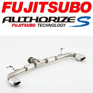 FUJITSUBOオーソライズSマフラーLDA-BM2FSアクセラスポーツ M/T用 H26/1〜H28/8【代引不可・個人宅配送可】