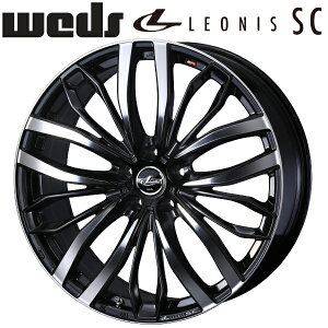 Weds LEONIS SC �p�[���u���b�N/�~���[�J�b�g �z�C�[��1�{���i8.5J-21�C���` 5��/PCD120 �C���Z�b�g+42 �n�u�a:60�� ���ʌ`��:M14�X�g���[�g�i�b�g��p�y����s�z