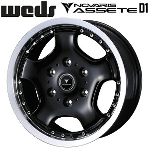 Weds NOVARIS ASSETE D1 ubN/|bV zC[4{Zbg6.5J-16C` 6/PCD139.7 CZbg+38 nua:106 ʌ`:M12 60°e[p[pysz