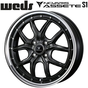 Weds NOVARIS ASSETE S1 K^/|bV zC[4{Zbg5.0J-16C` 4/PCD100 CZbg+45 nua:73 ʌ`:M12 60°e[p[pysz