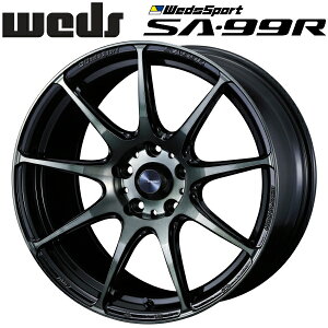 WedsSport SA-99R EH[XubNNA[ zC[4{Zbg7.5J-18C` 5/PCD100 CZbg+45 nua:65 ʌ`:M12 60°e[p[pysz