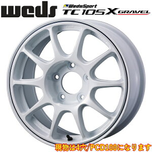 WedsSport TC105X GRAVEL zCg+u[C zC[4{Zbg6.5J-15C` 4/PCD100 CZbg+40 nua:65 ʌ`:M12 60°e[p[pysz