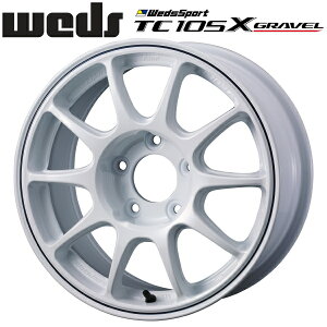WedsSport TC105X GRAVEL zCg+u[C zC[4{Zbg7.0J-15C` 5/PCD100 CZbg+35 nua:65 ʌ`:M12 60°e[p[pysz