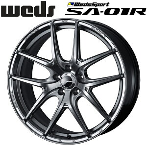 WedsSport SA-01R �v���`�i�V���o�[�u���b�N �z�C�[��1�{���i8.5J-19�C���` 5��/PCD114.3 �C���Z�b�g+36 �n�u�a:73�� ���ʌ`��:M12 60°�e�[�p�[���AM14 60°�e�[�p�[���y����s�z