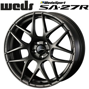WedsSport SA-27R EJブロンズ ホイール4本セット7.5J-18インチ 5穴/PCD100 インセット+45 ハブ径:65φ 座面形状:M12 60°テーパー座、M14 60°テーパー座【代引不可】