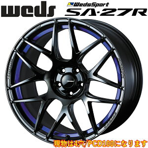 WedsSport SA-27R u[CgN[II zC[4{Zbg6.5J-17C` 4/PCD100 CZbg+42 nua:65 ʌ`:M12 60°e[p[pysz