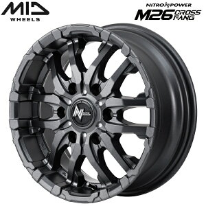 MID NITRO POWER M26 CROSS FANG zC[4{Set oubN/hh6.5J-16C` 6/PCD139.7 CZbg+48yEsz
