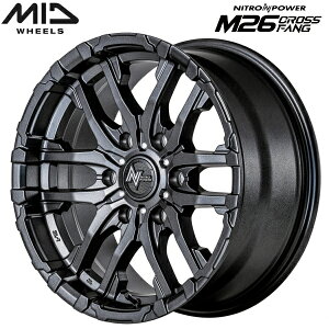 MID NITRO POWER M26 CROSS FANG zC[1{i oubN/hh8.0J-17C` 6/PCD139.7 CZbg+20ysz