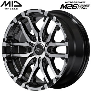MID NITRO POWER M26 CROSS FANG zC[1{i ubN^bN/~[Jbg6.5J-17C` 6/PCD139.7 CZbg+48ysz