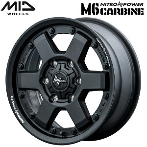 MID NITRO POWER M6 CARBINE zC[1{i KubN6.5J-17C` 6/PCD139.7 CZbg+48ysz