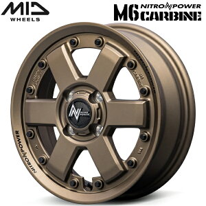 MID NITRO POWER M6 CARBINE zC[4{Set _[NuY4.5J-14C` 4/PCD100 CZbg+45yEsz