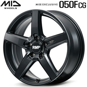 MID EXCLUSIVE 050F Cut Graphite ホイール4本Set カットグラファイト8.0J-19インチ 5穴/PCD114.3 インセット+45【送料無料・代引不可】