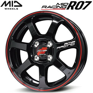 MID RACING R07 zC[4{Set ubN/bhC5.0J-15C` 4/PCD100 CZbg+45yEsz