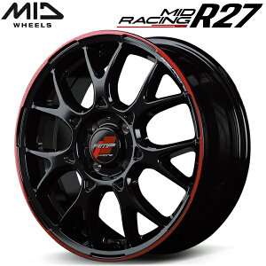MID RACING R27 zC[1{i ubN/bhC6.0J-16C` 4/PCD100 CZbg+43ysz
