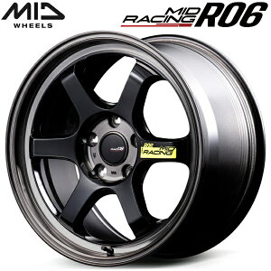 MID MID RACING R06 4{Set ubNNA|bV7.5J-17C` 5/PCD100 CZbg+40ysz