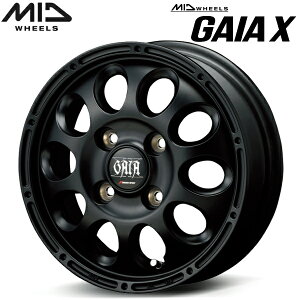 MID WHEELS GAIA X zC[4{Set }bgubN4.0J-12C` 4/PCD100 CZbg+42yEsz