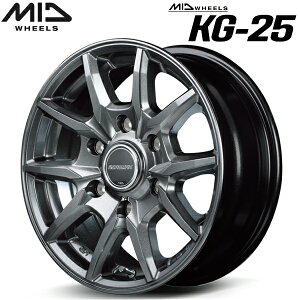 MID WHEELS KG-25 zC[4{Set ^bNO[5.5J-15C` 6/PCD139.7 CZbg+45yEsz