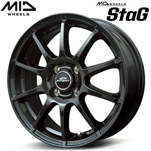 MID WHEELS StaG zC[4{Set XgOK^5.5J-15C` 4/PCD100 CZbg+50yEsz