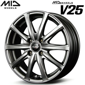 MID WHEELS V25 zC[1{i ^bNO[4.5J-14C` 4/PCD100 CZbg+50ysz
