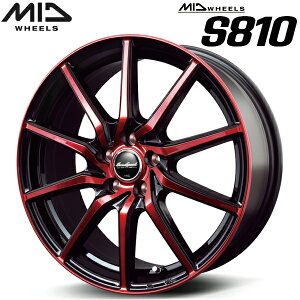 MID WHEELS S810 zC[1{i ubN|bV+bhNA7.0J-17C` 5/PCD100 CZbg+50ysz