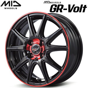 MID WHEELS GR-Volt zC[4{Set bhtAubN6.0J-16C` 4/PCD100 CZbg+43yEsz