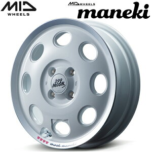 MID WHEELS maneki zC[1{i Shiro4.5J-14C` 4/PCD100 CZbg+45ysz