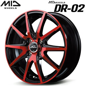 MID WHEELS DR-02 zC[1{i ubN|bV+bhNA4.5J-14C` 4/PCD100 CZbg+45ysz