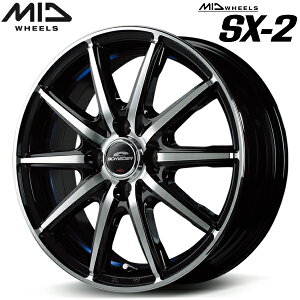 MID WHEELS SX-2 zC[1{i ubN|bV+A_[Jbgu[NA4.5J-14C` 4/PCD100 CZbg+45ysz