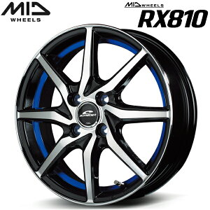 MID WHEELS RX810 zC[1{i ubN|bV/A_[Jbgu[5.5J-15C` 4/PCD100 CZbg+45ysz