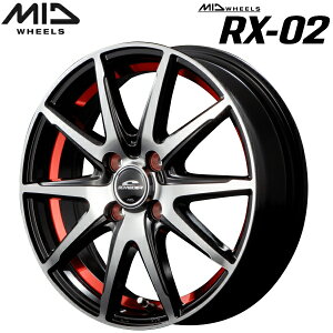 MID WHEELS RX-02 zC[1{i ubN|bV/A_[Jbgbh6.0J-16C` 4/PCD100 CZbg+42ysz