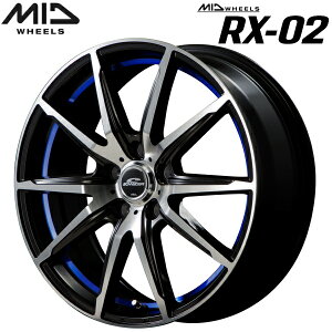 MID WHEELS RX-02 zC[4{Set ubN|bV/A_[Jbgu[6.0J-15C` 5/PCD100 CZbg+45yEsz