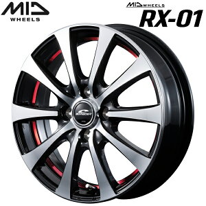 MID WHEELS RX-01 zC[1{i ubN|bV/A_[Jbgbh6.0J-16C` 4/PCD100 CZbg+43ysz