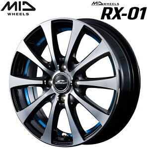 MID WHEELS RX-01 zC[1{i ubN|bV/A_[Jbgu[5.5J-15C` 4/PCD100 CZbg+43ysz