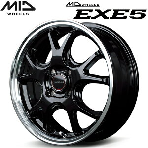 MID WHEELS EXE5 zC[4{Set ObV[ubN/|bV6.0J-16C` 4/PCD100 CZbg+43yEsz