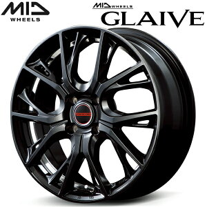 MID WHEELS GLAIVE zC[4{Set _ChubN/GbWA_[JbgDC4.5J-14C` 4/PCD100 CZbg+45yEsz