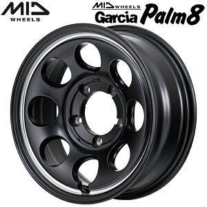 MID WHEELS Garcia Palm8 �z�C�[��4�{Set �Z�~�O���X�u���b�N/���@�[���C�|���b�V��6.0J-16�C���` 5��/PCD139.7 �C���Z�b�g-5�y���������E����s�z