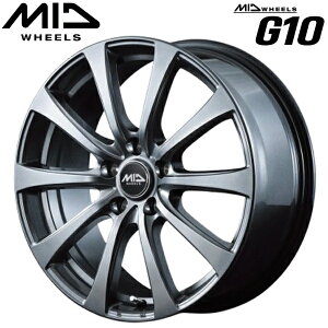 MID WHEELS G10 ���^���b�N�O���[ �z�C�[��1�{���i6.5J-17�C���` 5��/PCD120 �C���Z�b�g+40 �n�u�a:60.1�� ���ʌ`��:���N�T�X���g���^����M14×P1.5���ʍ��i�b�g��p�y����s�z