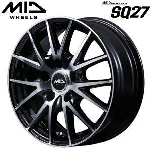 MID WHEELS SQ27 �u���b�N�|���b�V�� �z�C�[��1�{���i6.0J-15�C���` 5��/PCD114.3 �C���Z�b�g+52 �n�u�a:73.1�� ���ʌ`��:M12 60°�e�[�p�[����p�y����s�z