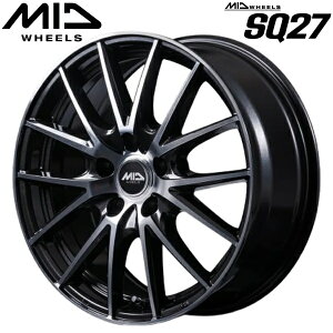 MID WHEELS SQ27 �u���b�N�|���b�V�� �z�C�[��1�{���i8.0J-18�C���` 5��/PCD114.3 �C���Z�b�g+42 �n�u�a:73.1�� ���ʌ`��:M12 60°�e�[�p�[����p�y����s�z