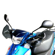 旭風防(af) AD-01 アドレスV125/G(CF46A/CF4EA) ナックルバイザー グレースモーク バイク ハンドガード・…
