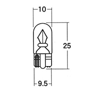 M&H BWB01 6V1.7W EGbW(W2.1×9.5d) B-WB01 oCN [^[