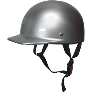 モトボワットBB ハーフ ヘルメット シルバー 半キャップ フリーサイズ 58-60cm未満 バイク
