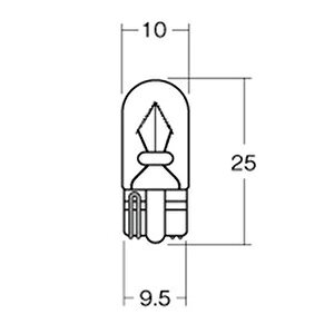 M&H(GAhGC`) 12v3.4w EGbW(W2.1×9.5d) u[ 1PWB12 BL oCN [^[
