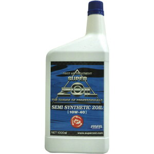 SUPER ZOIL �Z�~�V���Z�e�B�b�N�]�C�� 10W-40 1L SSZ1000 �o�C�N 4�T�C�N���G���W���I�C��