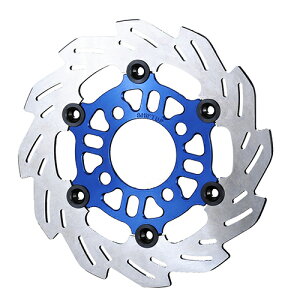 SHIFTUP(シフトアップ) ウェーブフローティング フロントディスクローター 220mm ブルー/ブラック GROM 260056-01 バイク