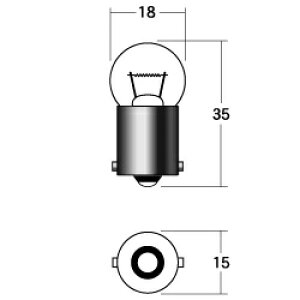 M&H A5107 12V8W BA15S 2pbN oCN ECJ[Ee[